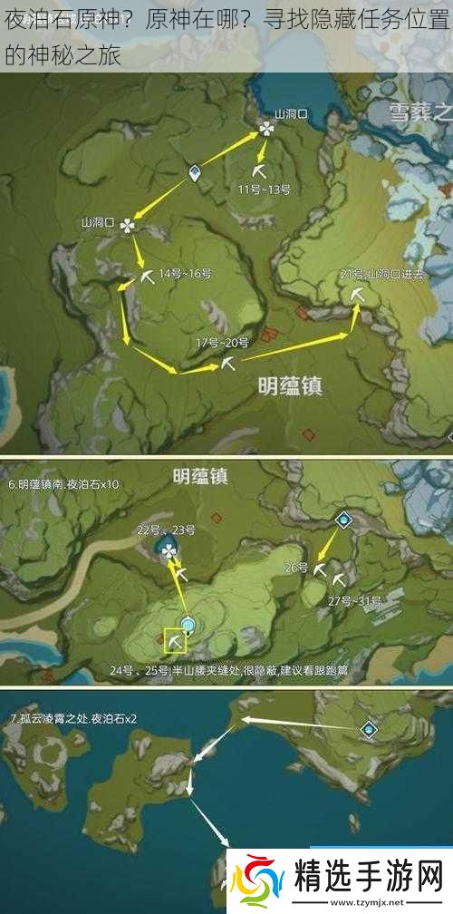 夜泊石原神 原神在哪 寻找隐藏任务在哪里的神秘之旅