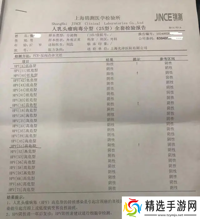 男子感染HPV在上海求医